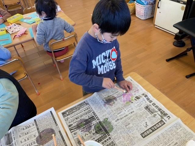 ひなかざりを作ったよ♪（年少組）