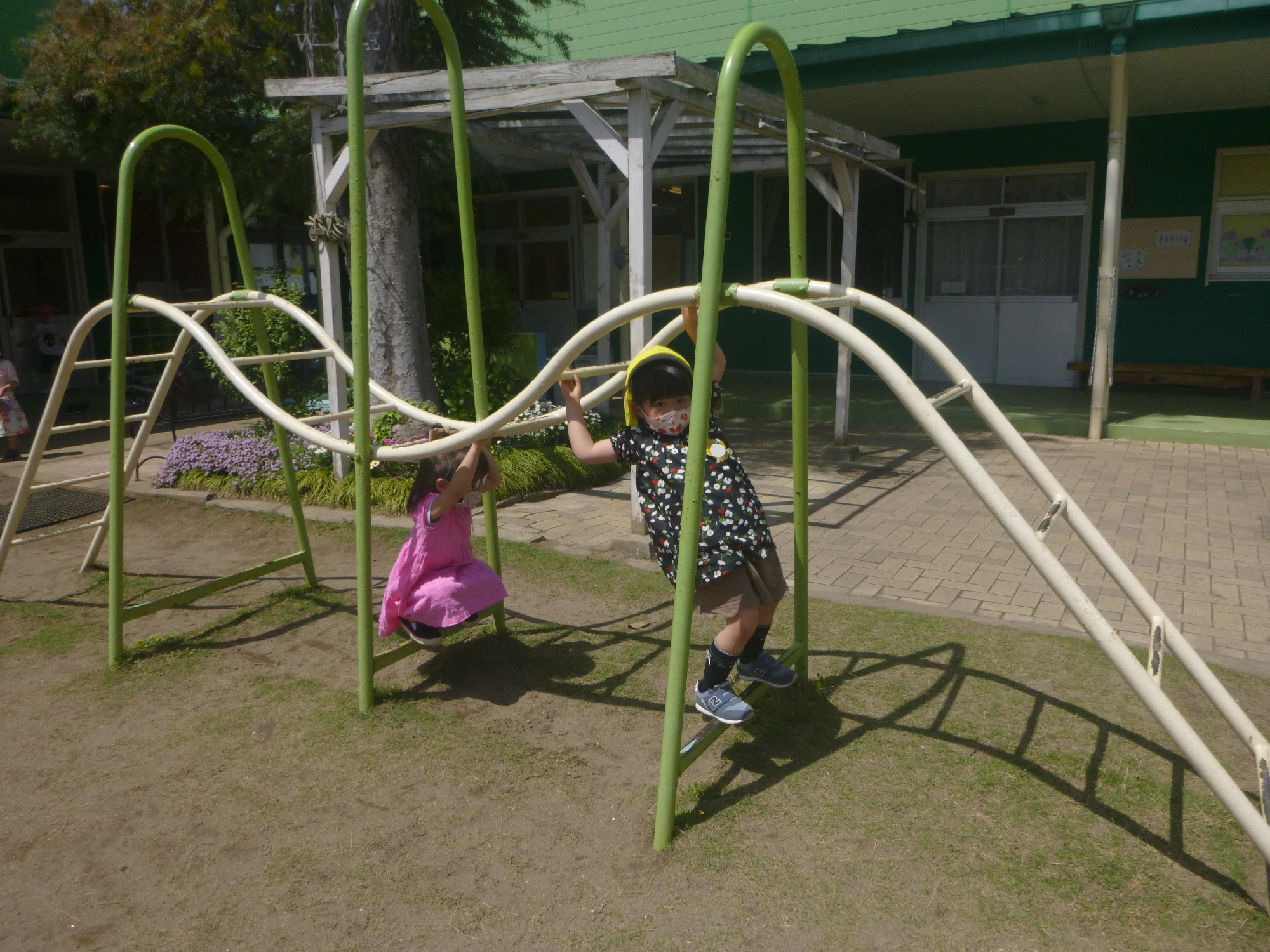 いろんな遊びを楽しんでいるよ！